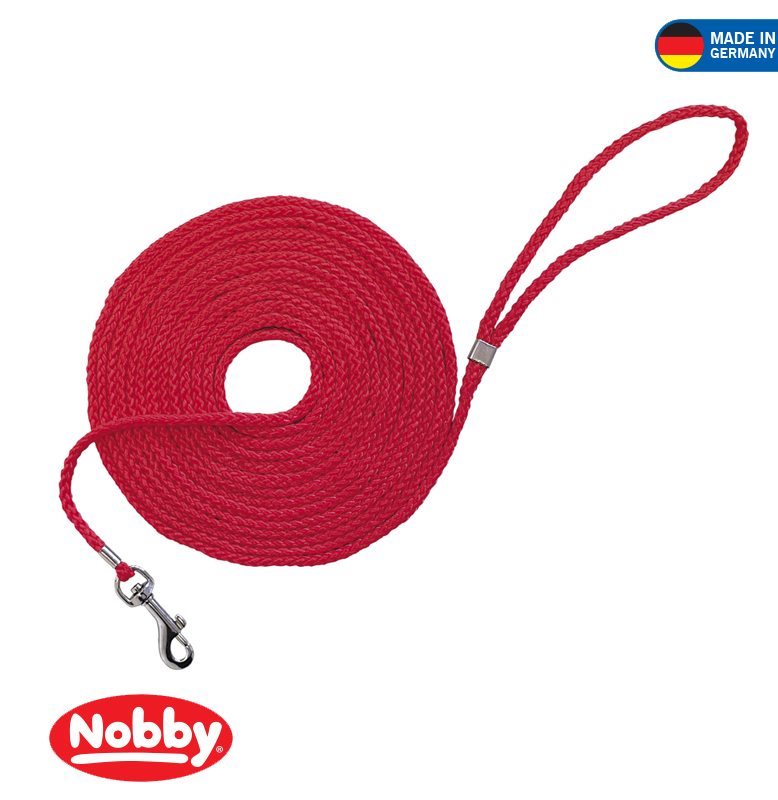 Tracking Leash Round Red  Length:10m  Width:5mm