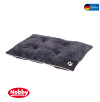 COMFORT CUSHION SQUARE CLASSIC "SAMA"DARK GREY L X B X H: 100X85X12CM