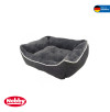 COMFORT BED SQUARE CLASSIC "ARNO" GREY L X B X H: 52 X 41 X 16 CM