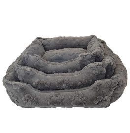 COMFORT BED SQUARE CLASSIC "FINA" GREY 70 X 60 X 20 CM COMFORT BED SQUARE CLASSIC "FINA" GREY 70 X 60 X 20 CM