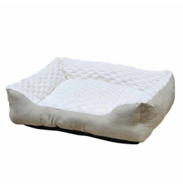 COMFORT BED SQUARE CLASSIC "DIAMOND" CREAM L X W X H: 60 X 50 X 18 CM COMFORT BED SQUARE CLASSIC "DIAMOND" CREAM L X W X H: 60 X 50 X 18 CM