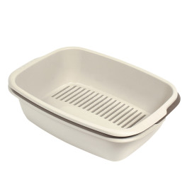 CAT TOILETT "MISO"SAND/MOKA 54 X 38,5 X 16 CM CAT TOILETT "MISO"SAND/MOKA 54 X 38,5 X 16 CM