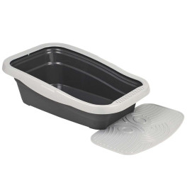 CAT TOILETT "NELLA KIT"BLUE/GREY 56 X 36,5 X 18 CM CAT TOILETT "NELLA KIT"BLUE/GREY 56 X 36,5 X 18 CM