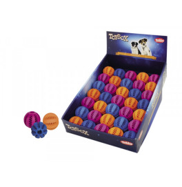 Rubber dental ball assorted colours 5 cm
