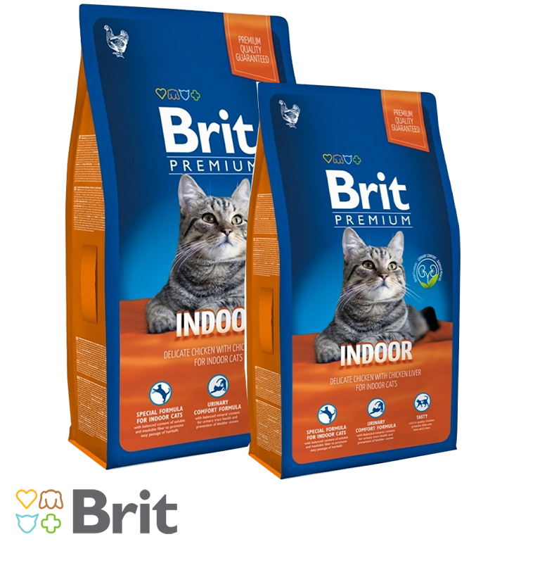 Brit Premium Cat Indoor 8KG