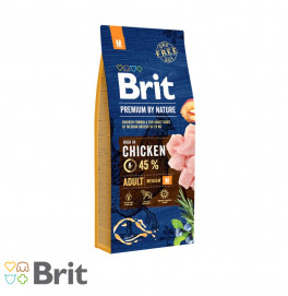 Brit Premium By Nature Adult M 15KG