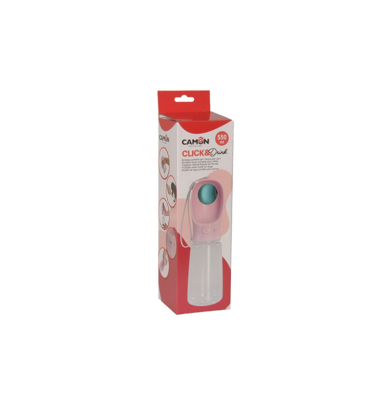 TRAVEL DRINKING BOTTLE - 550ML, 3 COLORI
