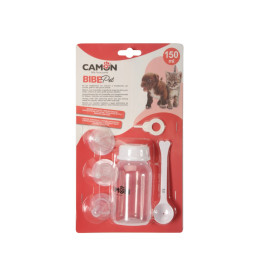 NURSING BOTTLE SET (150ML) + 3 TEATS OF DIFFERENT SIZES+1 10ML MEASURING SPOON
