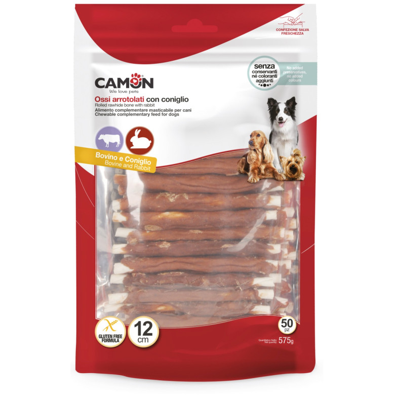 ROLLS WITH RABBIT (50PCS; 12CM) - 575G