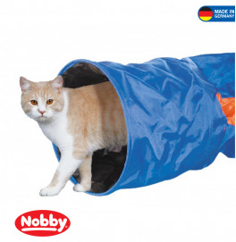 Cat tunnel blue 115x30cm