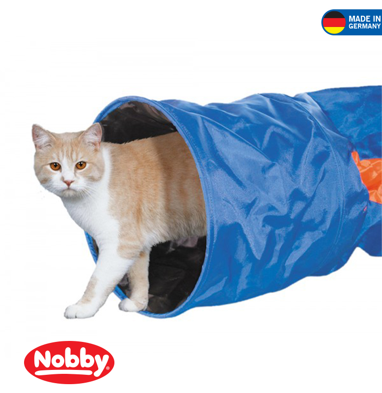 Cat tunnel blue 115x30cm