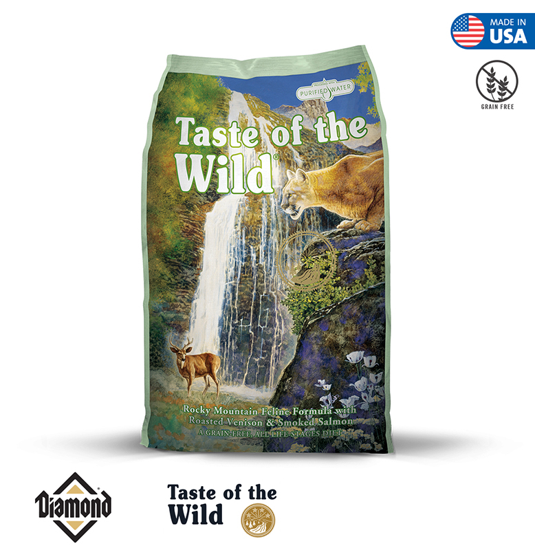 Taste Of The Wild Rocky Mountain Feline Formula With Roasted Venison And Smoked Salmon 2KG (42/18)