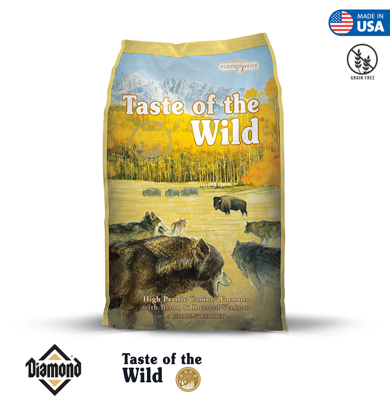Taste Of The Wild High Prairie Canine Formula With Roasted Bison And Roasted Venison 2KG/6KG/12.2KG (32/18)