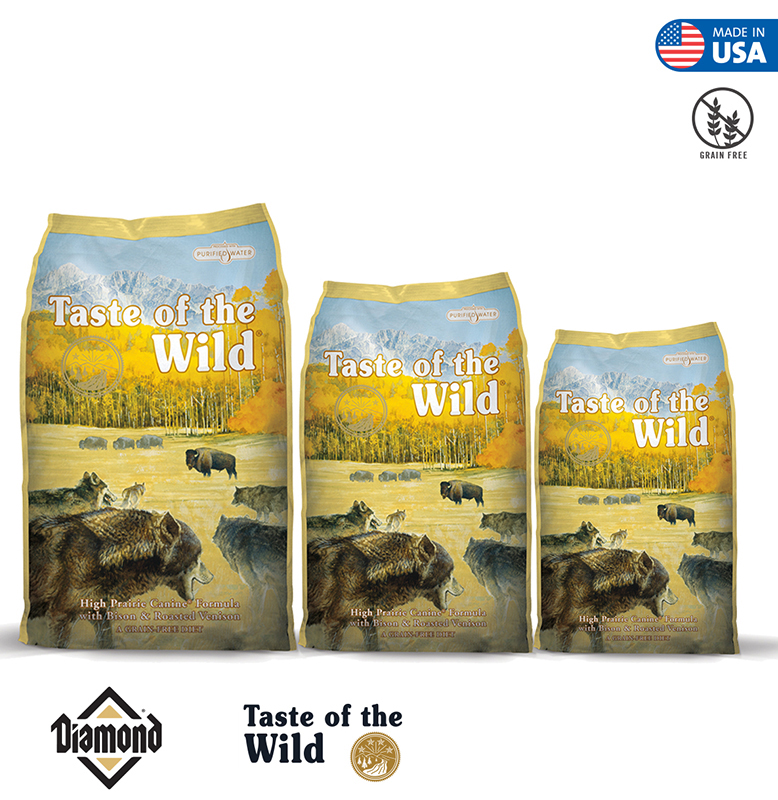 Taste Of The Wild High Prairie Canine Formula With Roasted Bison And Roasted Venison 2KG/6KG/12.2KG (32/18)