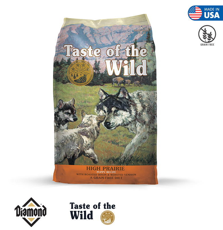 Taste Of The Wild High Prairie Puppy Formula With Roasted Bison And Roasted Venison 2KG/6KG/12KG (28/17)