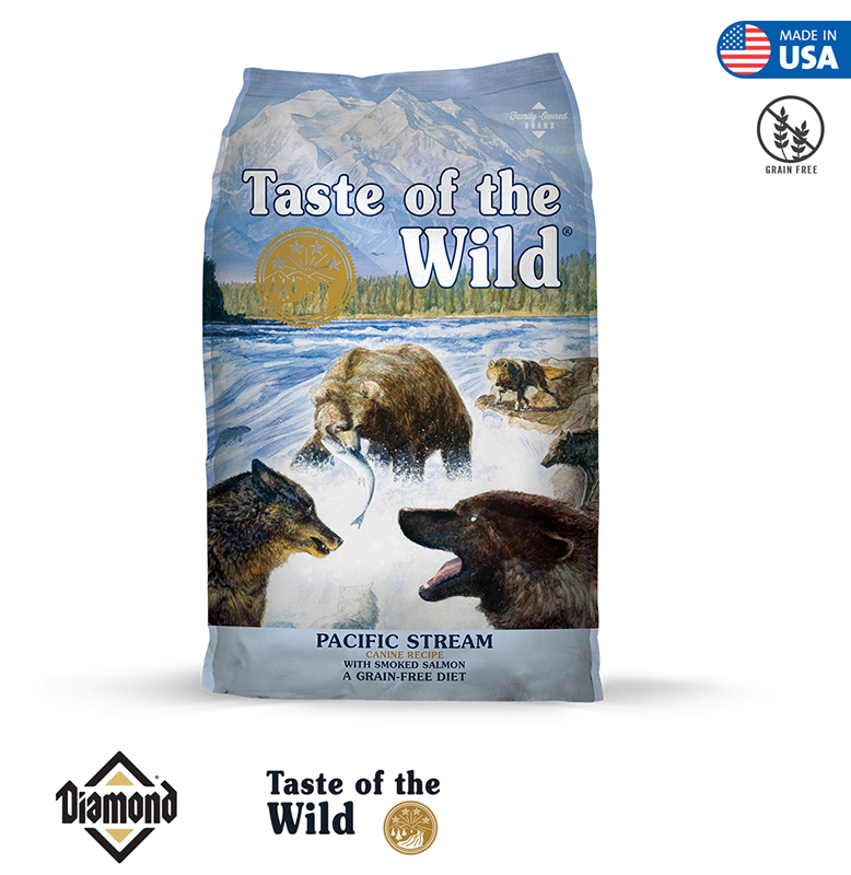 Taste Of The Wild Pacific Stream Canine Formula With Smoked Salmon 2KG/12.2KG (25/15)