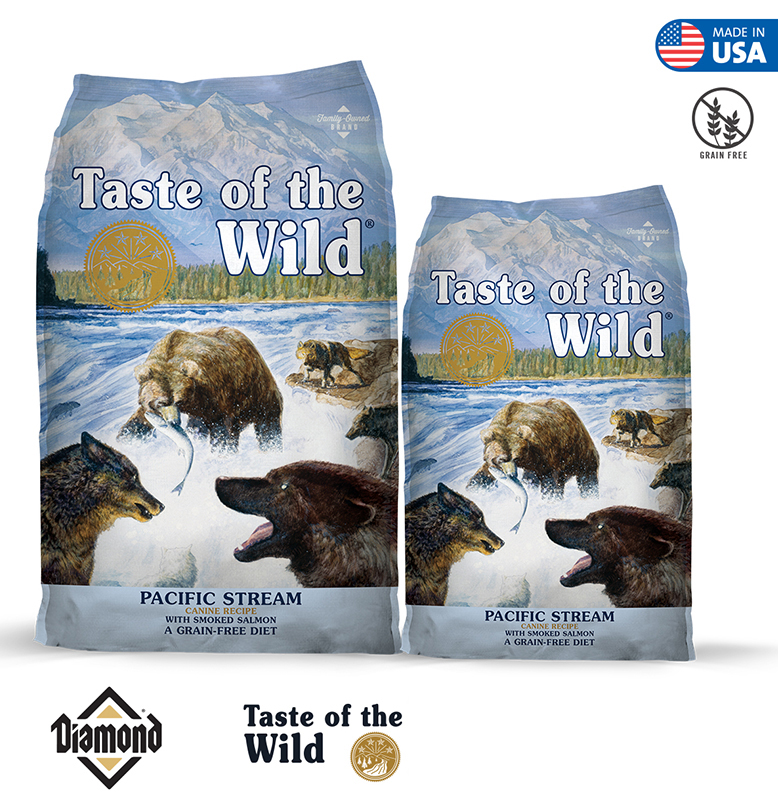 Taste Of The Wild Pacific Stream Canine Formula With Smoked Salmon 2KG/12.2KG (25/15)