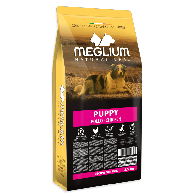MEGLIUM DOG PUPPY CHICKEN 2,5KG