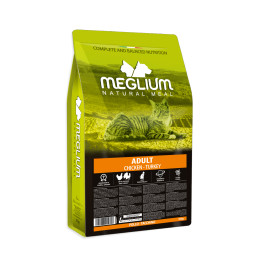 MEGLIUM CAT ADULT CHICKEN & TURKEY 10KG