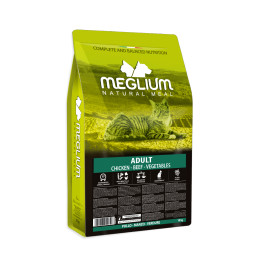 MEGLIUM CAT ADULT ADULT CHICKEN BEEF VEGETAB 10KG