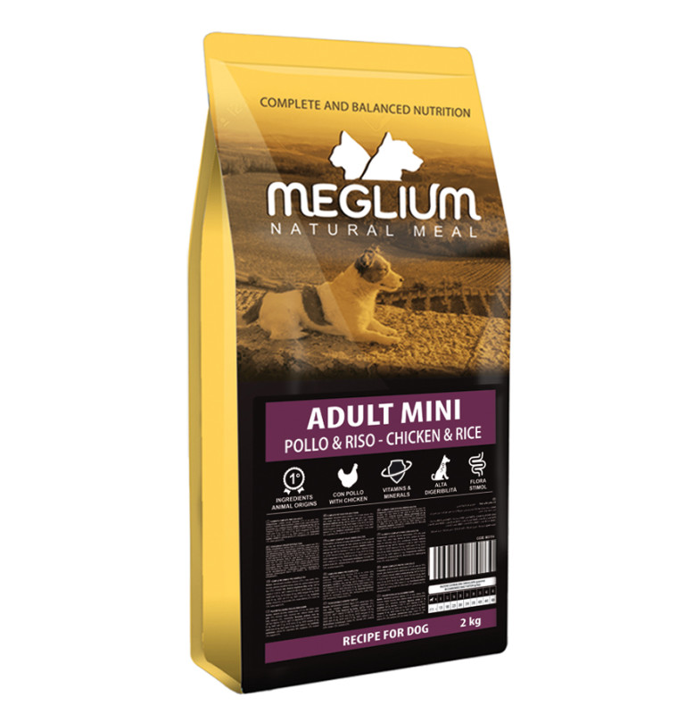 MEGLIUM DOG ADULT MINI LAMB-RICE 2KG