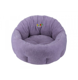 COMFORT BED OVAL"PUPPY" LIGHT LILLAC 50X45X32CM