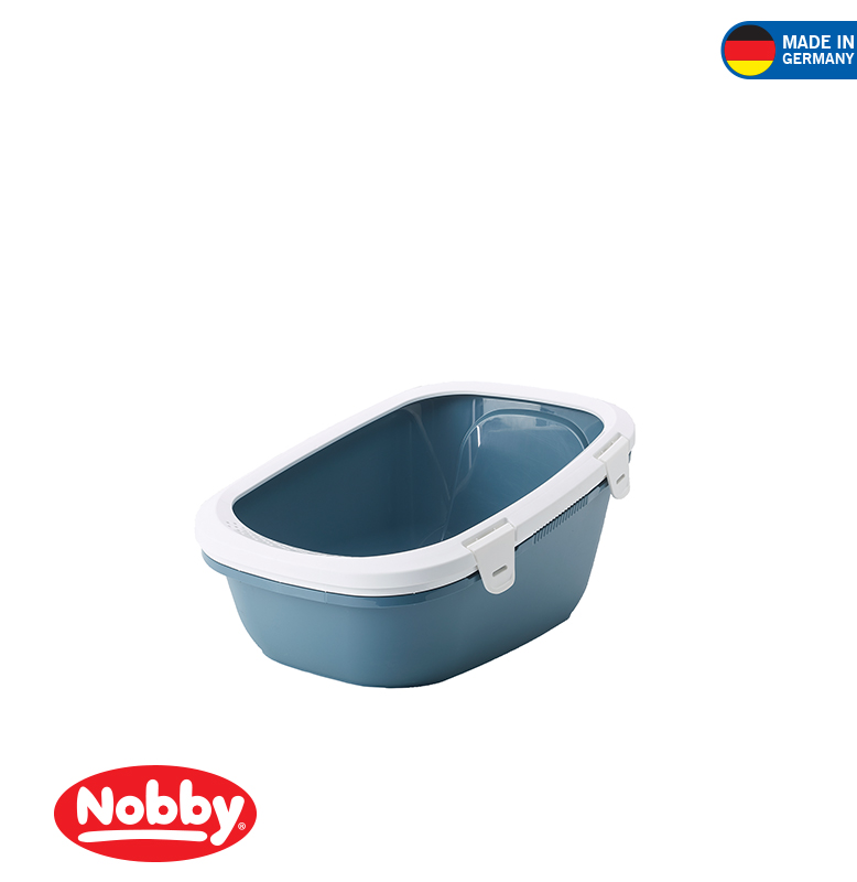 Cat Toilett Simba stoneblue-white 64 x 46 x 31 cm