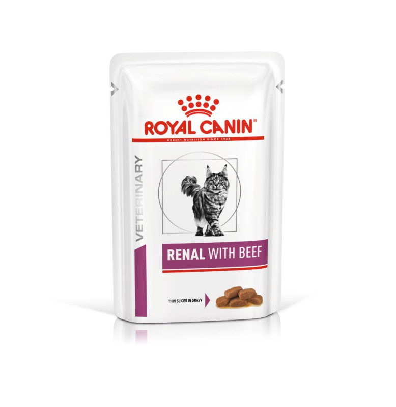 Royal Canin Renal With Beef Pouch 85GR