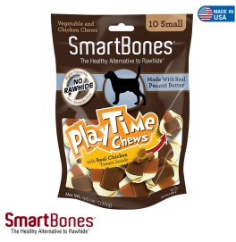 SMART BONES PLAY TIME PEANUT BUTTER SMALL SMART BONES PLAY TIME PEANUT BUTTER SMALL