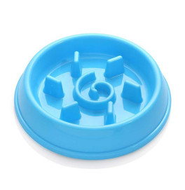PET SLOW FEEDER BOWL 22.5X22.5X4.5CM BLUE PINK GREY COFFEE PET SLOW FEEDER BOWL 22.5X22.5X4.5CM BLUE PINK GREY COFFEE