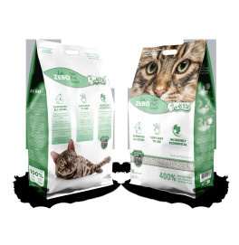 UNSCENTED 10L 8KG - BS 1/2MM - LA ZERO BENTONITE - MRCAT