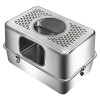 CAT LITTER INOX BOX NEW ORLEAN 201 STAINLESS STEEL GREY 60*40*40CM