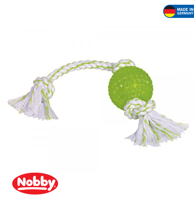 Ball with rope 44cm