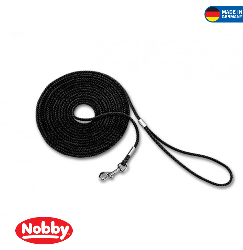 Tracking leash round  black