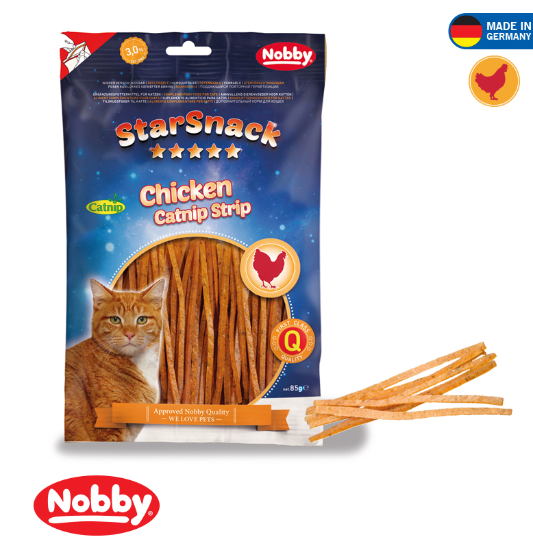 StarSnack Chicken Catnip Strip 85g