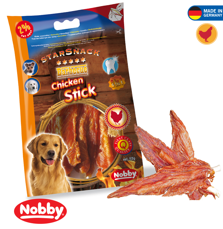 StarSnack Barbecue Chicken Sticks 12,5cm 113g