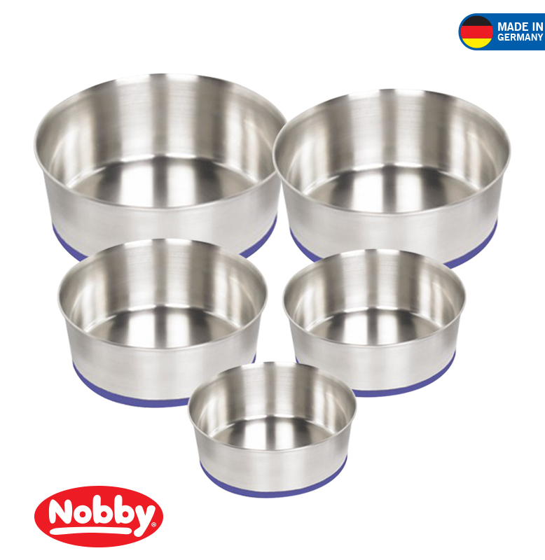 Stainless steel bowl HEAVY anti slip 