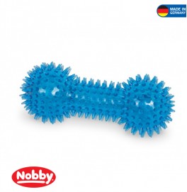 SPIKY DUMBBELL BLUE 15CM