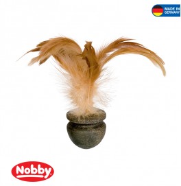 Catnip rotary with feathers 4 cm / 16 cm