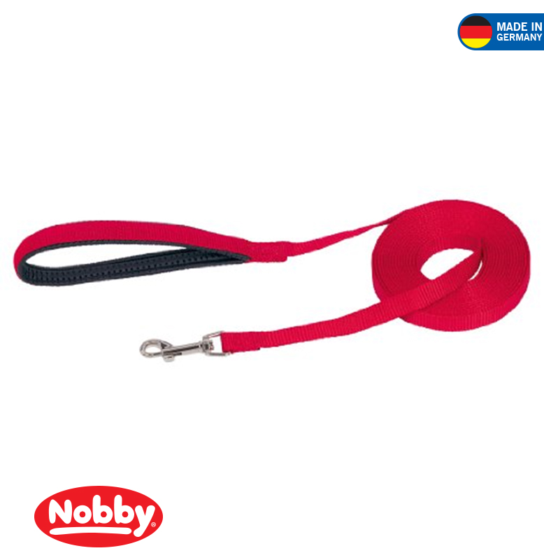 TRACKING LEASH FLAT RED 1000CM; 15MM