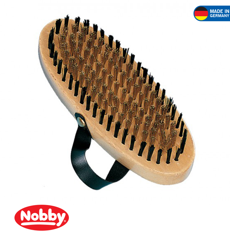 NATURE LINE POODLE BRUSH WITH WRIST TRAP